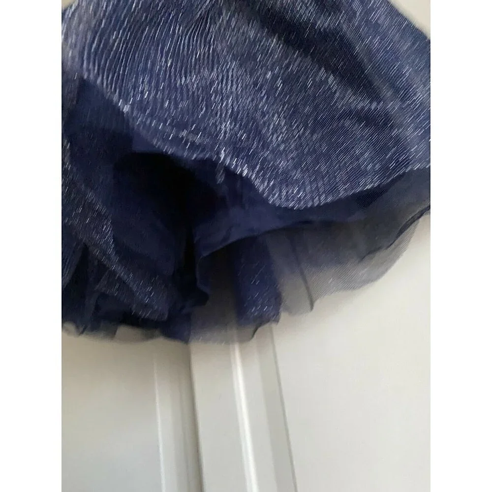 Gymboree NWOT‎ Navy Blue Shimmery Tulle Tutu Sz 10